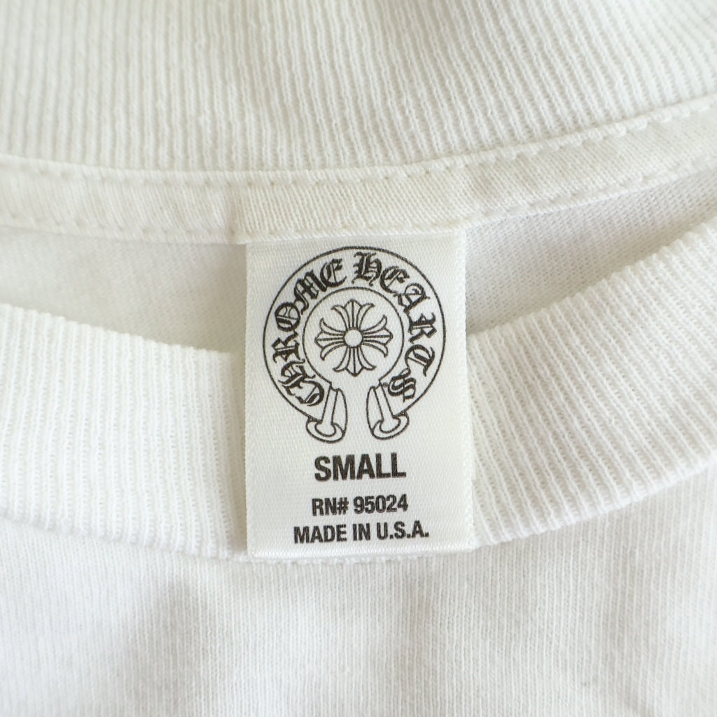 CHROME HEARTS(クロムハーツ) OLD S/S オールド BSフレア Tバープリント半袖Tシャツカットソー ホワイト