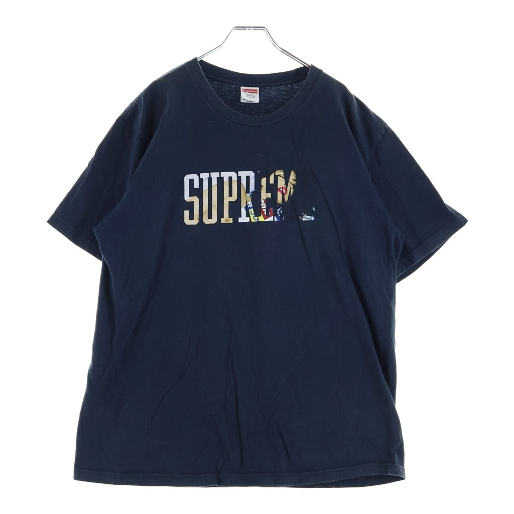 SUPREME(シュプリーム) 24AW Tera Patrick Tee テラパトリック 半袖Tシャツ フロントプリント ショートスリーブカットソー ネイビー