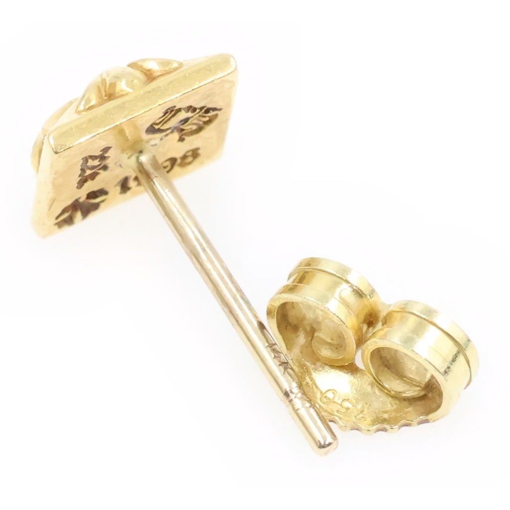 CHROME HEARTS(クロムハーツ) 22K STUD PYRAMID PLS 1DIA ピラミッドスタッドプラス 1ダイヤ ピアス ゴールド