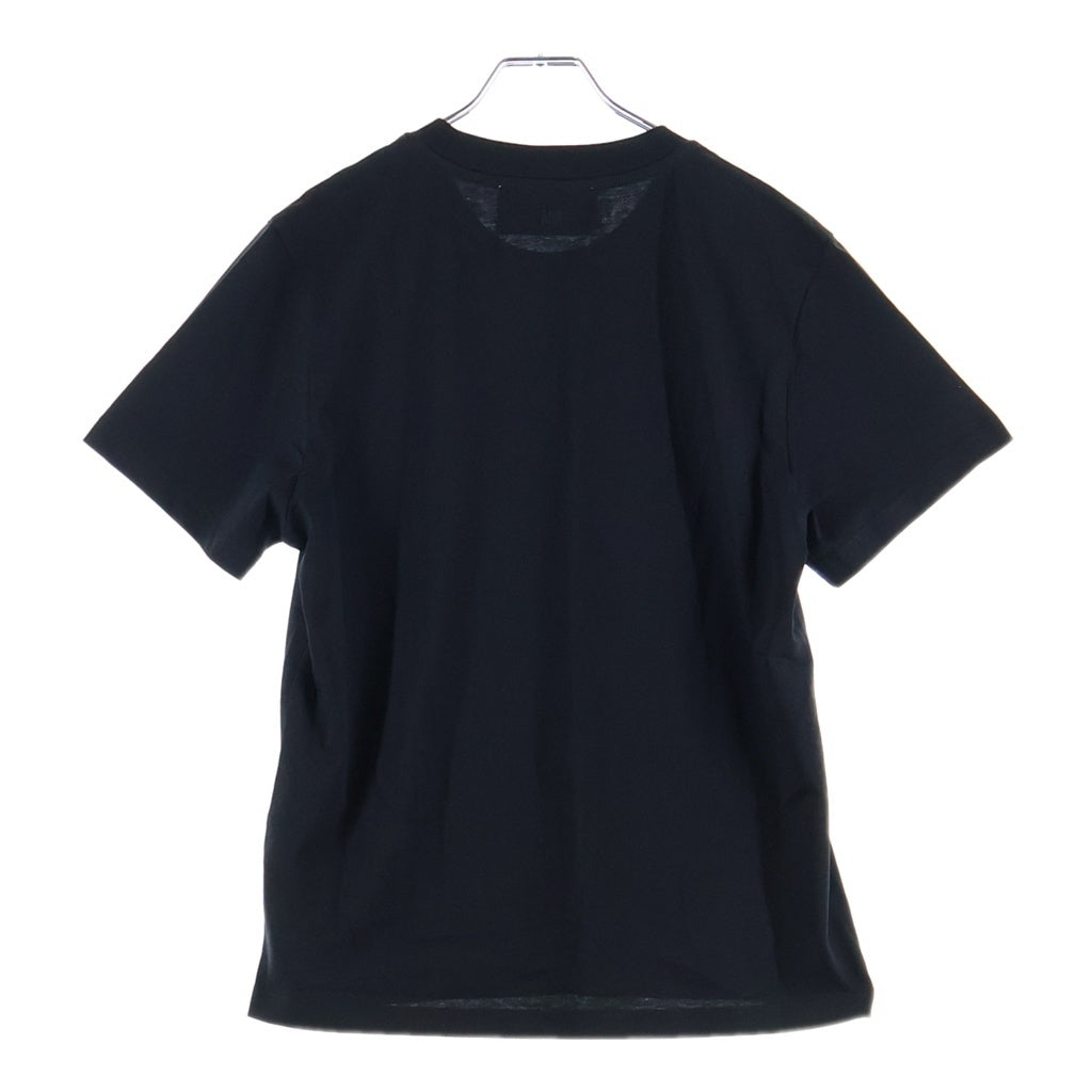 AMI Alexandre Mattiussi(アミアレクサンドルマテュッシ) T-Shirt ハートロゴ刺繍 クルーネックカットソー Tシャツ ブラック FTS347.724