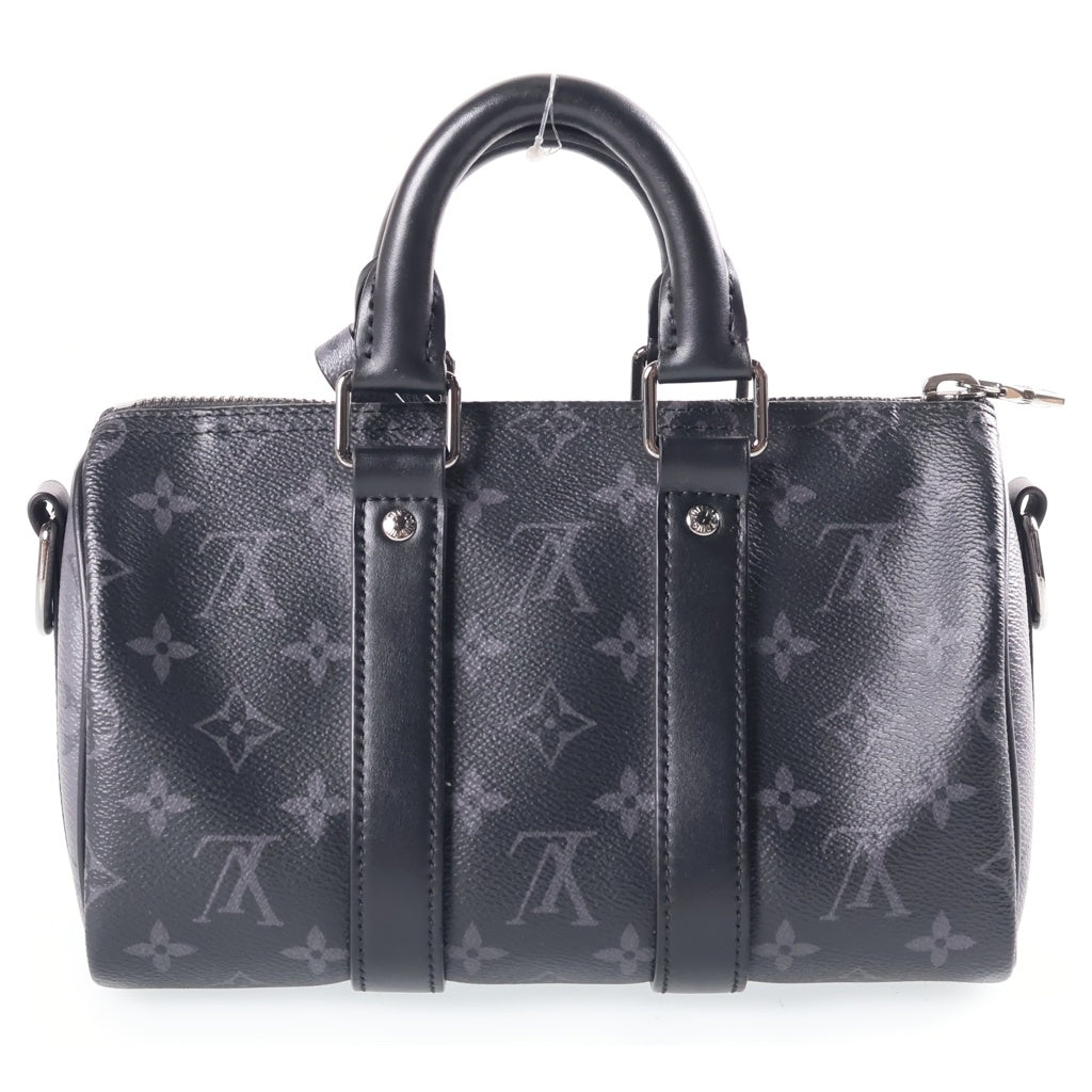 LOUIS VUITTON(ルイヴィトン) モノグラムエクリプス シティキーポル 2WAYバッグ ハンドバッグ ショルダーバッグ ブラック レザー×PVC M45936