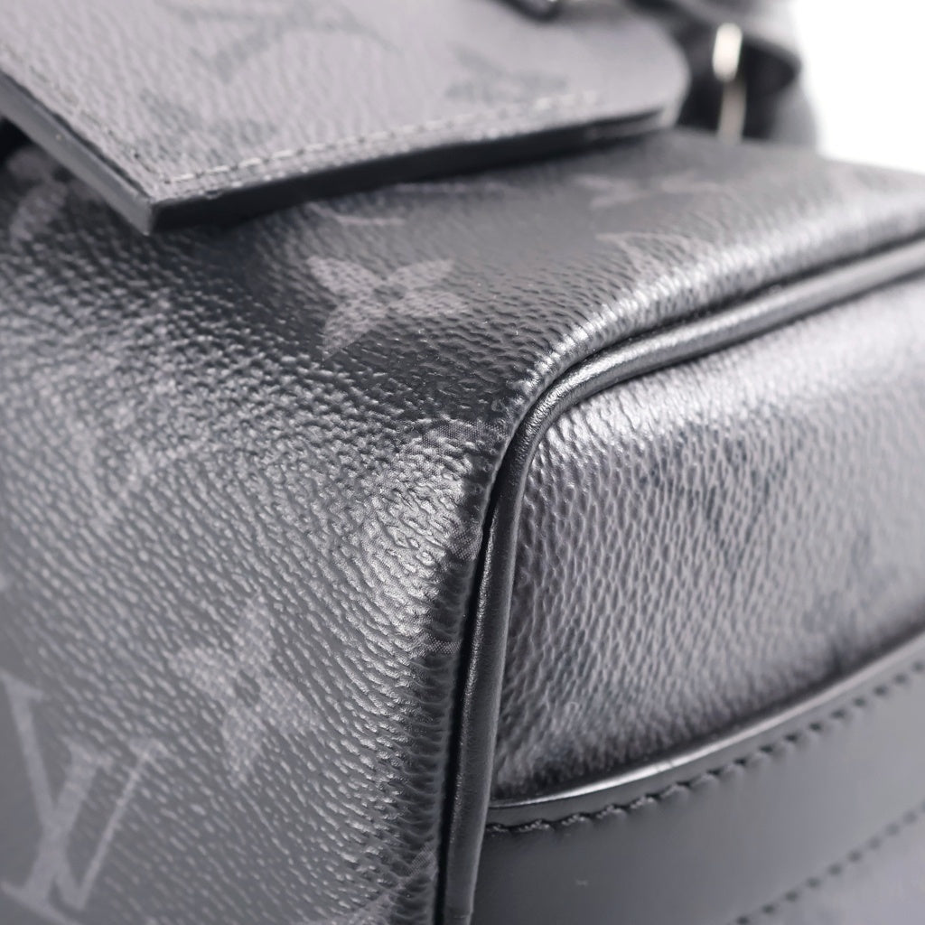 LOUIS VUITTON(ルイヴィトン) モノグラムエクリプス シティキーポル 2WAYバッグ ハンドバッグ ショルダーバッグ ブラック レザー×PVC M45936