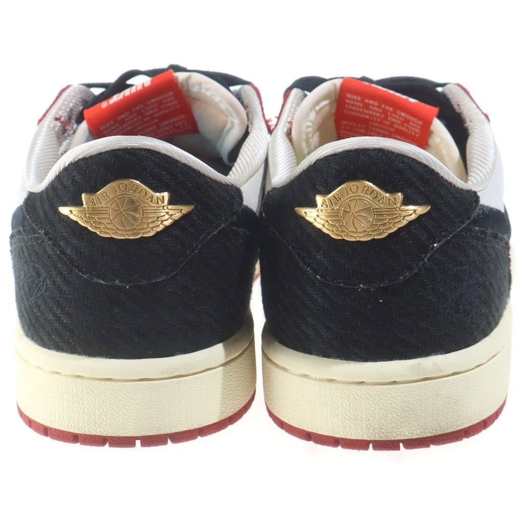 NIKE(ナイキ) ×Trophy Room AIR JORDAN 1 LOW OG FN0432-100 トロフィールーム エアジョーダン1 ローカットスニーカー レッド/ブラック US7/25.0cm