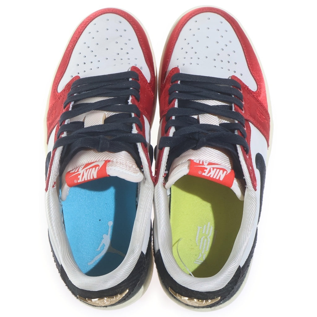 NIKE(ナイキ) ×Trophy Room AIR JORDAN 1 LOW OG FN0432-100 トロフィールーム エアジョーダン1 ローカットスニーカー レッド/ブラック US7/25.0cm