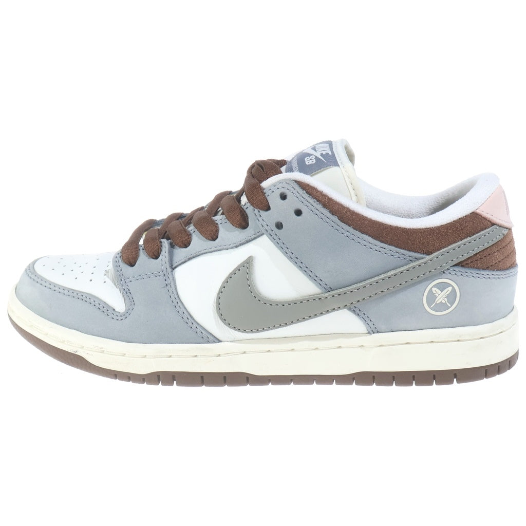 NIKE(ナイキ) ×YUTO HORIGOME DUNK LOW PRO QS FQ1180-001 堀米雄斗 ダンク プロ クイックストライク ローカットスニーカー ホワイト/グレー US6.5/24.5cm レディース