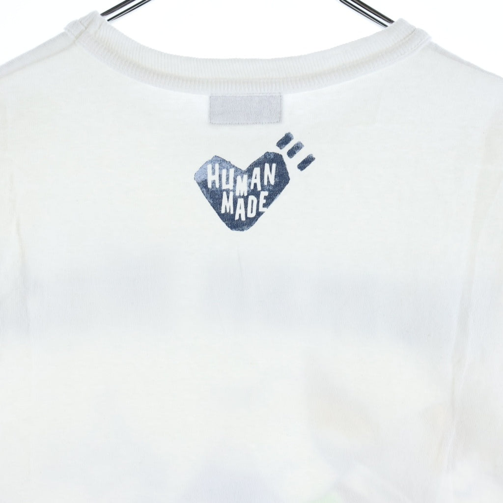 HUMAN MADE(ヒューマンメイド) 26SS GRAPHIC T-SHIRT フロントプリント 半袖 クルーネック Tシャツ ホワイト