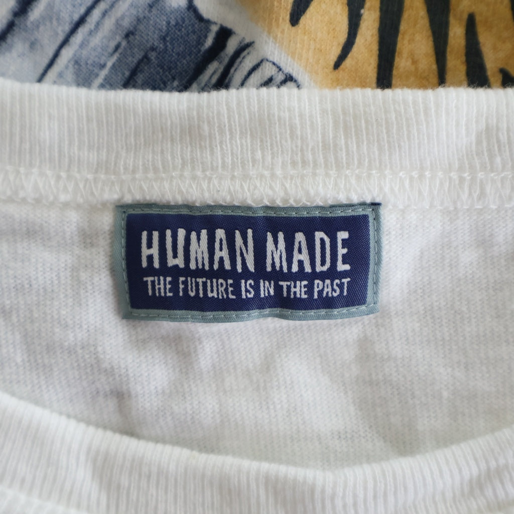 HUMAN MADE(ヒューマンメイド) 26SS GRAPHIC L/S SHIRT 長袖 クルーネック カットソー ホワイト