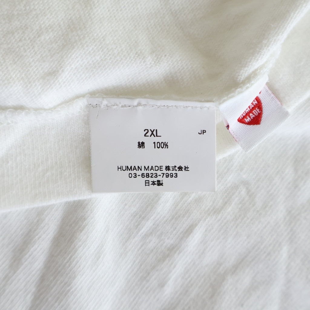 HUMAN MADE(ヒューマンメイド) 26SS GRAPHIC L/S SHIRT 長袖 クルーネック カットソー ホワイト