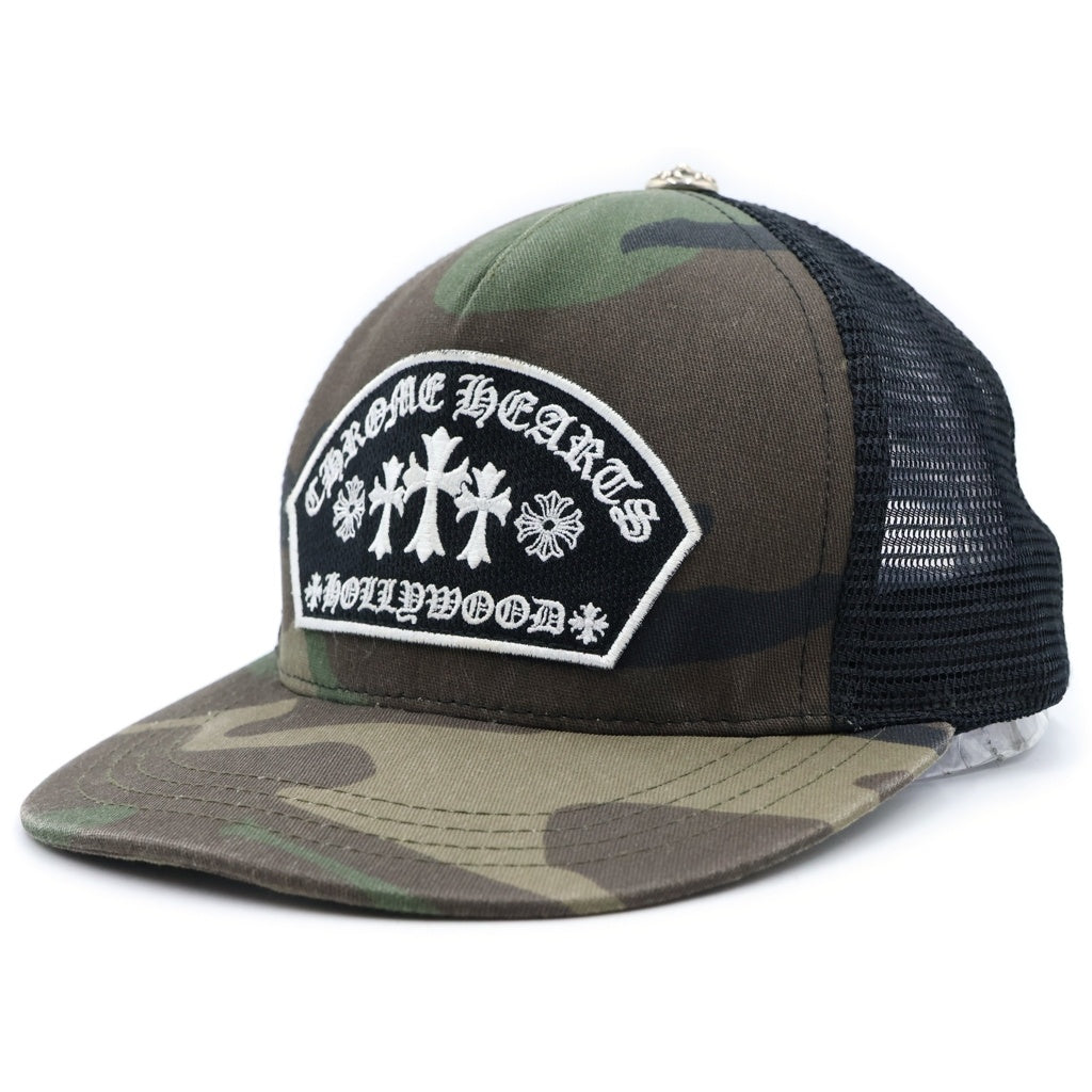 CHROME HEARTS(クロムハーツ) King Taco Trucker Cap キングタコ トラッカー 迷彩 カモフラ メッシュ ベースボールキャップ 帽子 カーキ