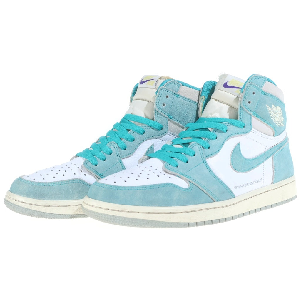 NIKE(ナイキ) AIR JORDAN1 RETRO HIGH OG 555088-311 エアジョーダン1 ターボグリーン ハイカットスニーカー ホワイト/グリーン US10/28cm