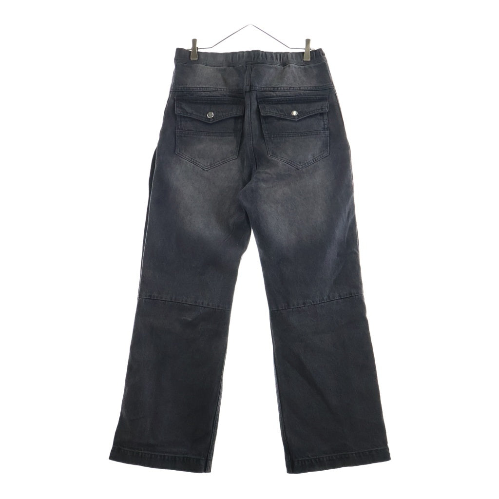 BREATH(ブレス) 25AW COATING SIDE BUTTON DENIM PANTS コーティング サイド ボタン デニムパンツ ブラックデニム BR25AW-P1016