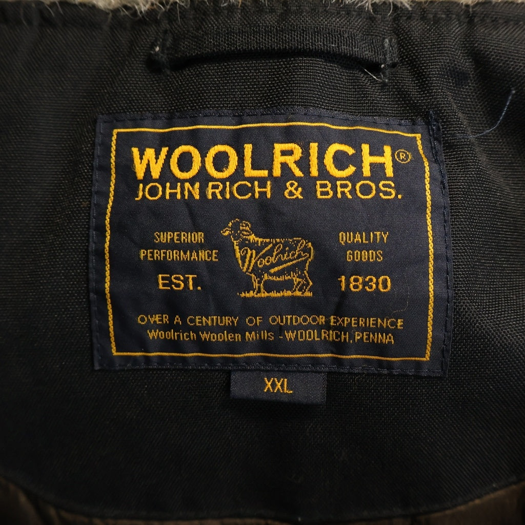 WOOLRICH(ウールリッチ) N-3Bタイプ ファー付 フライトジャケット ボンバージャケット ネイビー