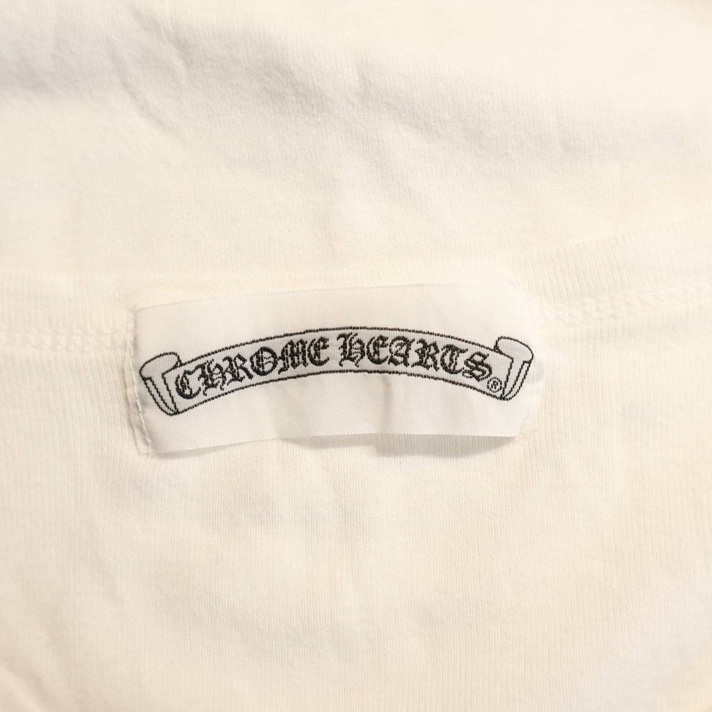 CHROME HEARTS(クロムハーツ) CH PLUSタグ付き クルーネック インナー シャツ ホワイト