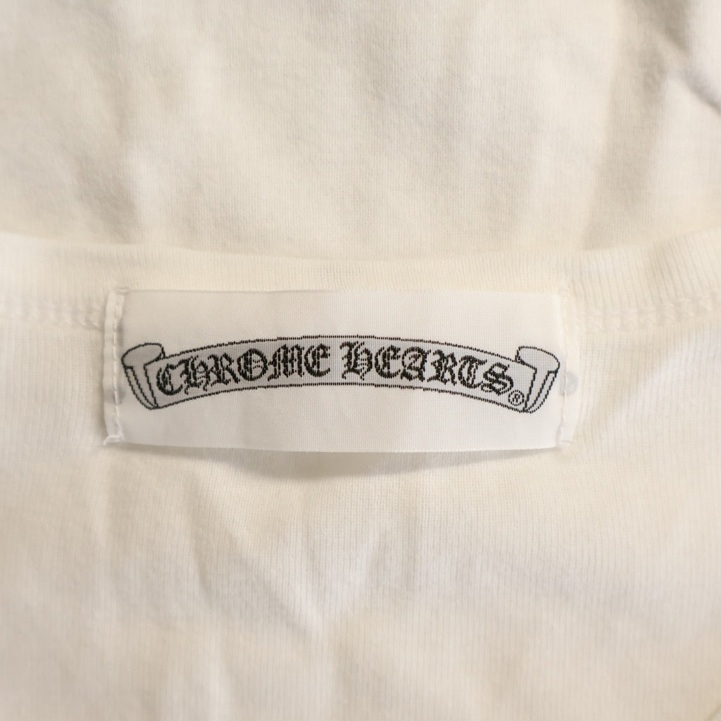 CHROME HEARTS(クロムハーツ) CH PLUSタグ付き クルーネック インナー シャツ ホワイト