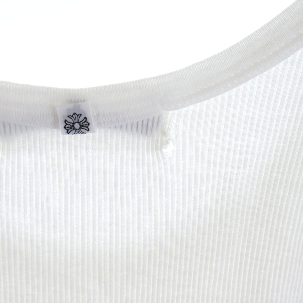 CHROME HEARTS(クロムハーツ) CH PLUSタグ付き クルーネック インナー タンクトップ ホワイト