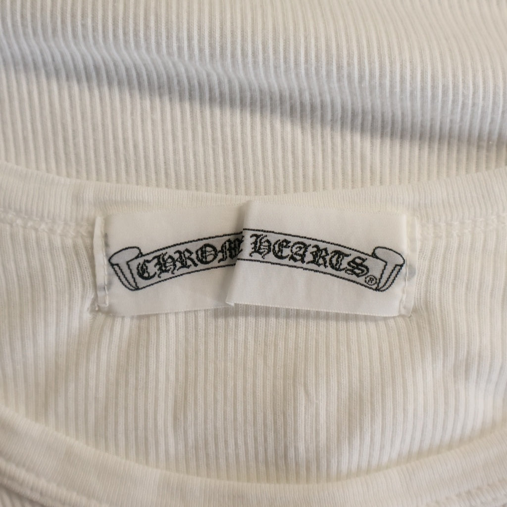 CHROME HEARTS(クロムハーツ) CH PLUSタグ付き クルーネック インナー タンクトップ ホワイト