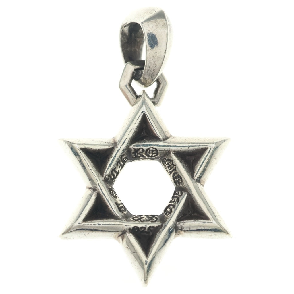 CHROME HEARTS(クロムハーツ) STAR OF DAVID PENDANT スターオブダビデ ペンダントトップ シルバー BCA318
