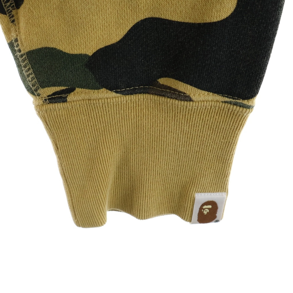 A BATHING APE(アベイシングエイプ) 1ST CAMO SHARK FULL ZIP HOODIE カモ シャーク ジップアップパーカー ベージュ 001ZPD301008X