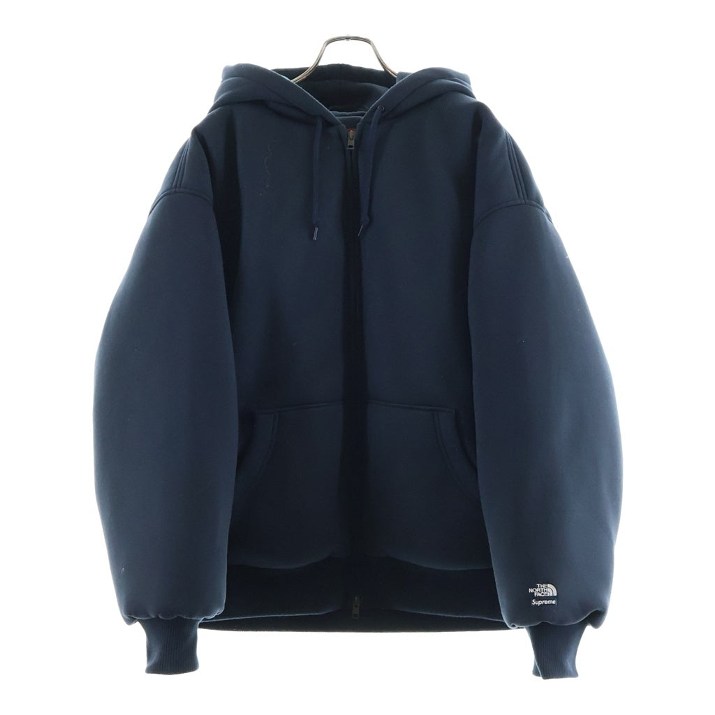 SUPREME(シュプリーム) 24AW Down Filled Zip Up Hooded Sweatshirt ジップアップ フーデッド ダウンジャケット ネイビー NY524001