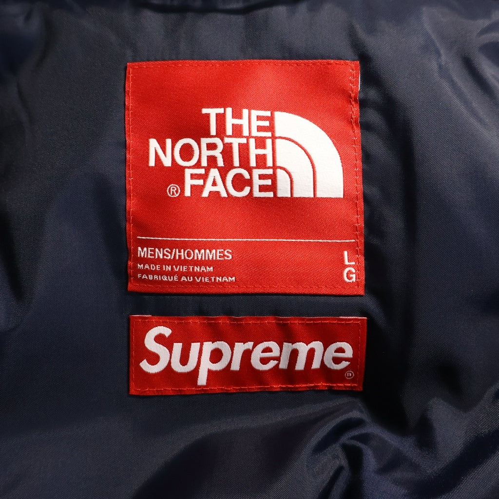 SUPREME(シュプリーム) 24AW Down Filled Zip Up Hooded Sweatshirt ジップアップ フーデッド ダウンジャケット ネイビー NY524001