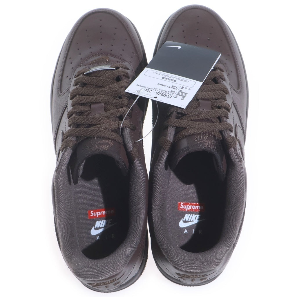 SUPREME(シュプリーム) AIR FORCE 1 LOW SP CU9225-200 シュプリーム エアフォース1 ローカットスニーカー ブラウン US9/27cm