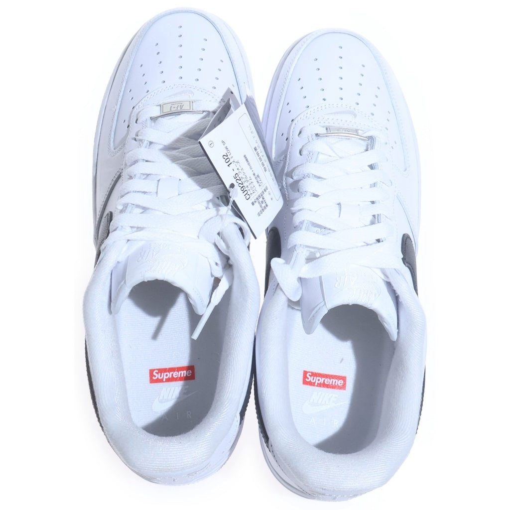 SUPREME(シュプリーム) AIR FORCE 1 LOW エアフォース1 ローカットスニーカー US9/27cm ホワイト/ブラック CU9225-102