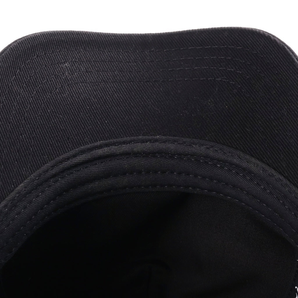 CHROME HEARTS(クロムハーツ) RS3 BASEBALL CAP フロントモチーフ刺繍 クロスボール ベースボールキャップ 帽子 ブラック