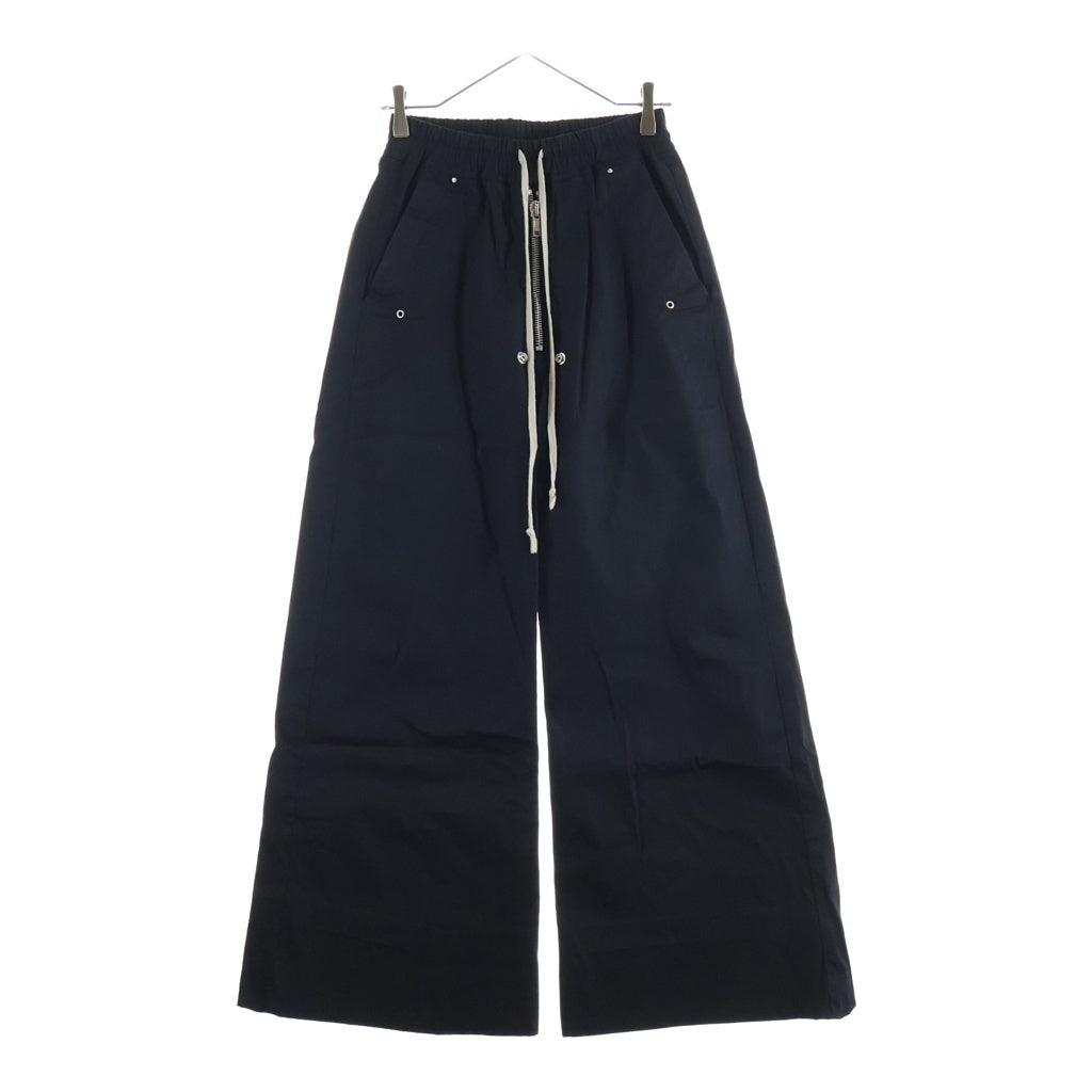 Rick Owens(リックオウエンス) 25AW WIDE BELA PANTS ワイドベラ コットン ワイドパンツ ブラック RU02E1366-TE