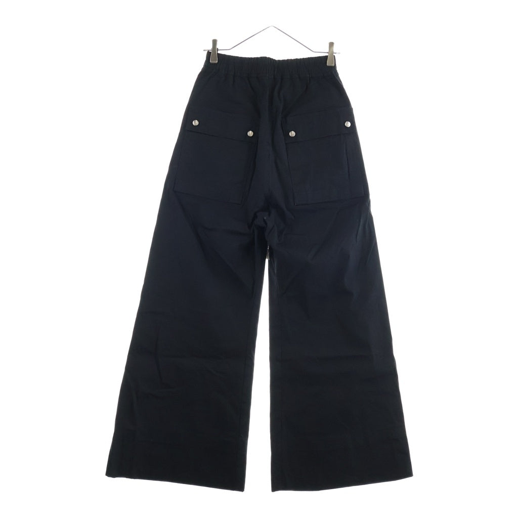 Rick Owens(リックオウエンス) 25AW WIDE BELA PANTS ワイドベラ コットン ワイドパンツ ブラック RU02E1366-TE