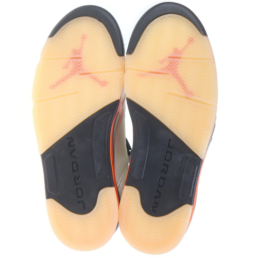 NIKE(ナイキ) AIR JORDAN 5 ORANGE BLAZE エアジョーダン5 オレンジ ブレイズ ミッドカットスニーカー ホワイト US12/30cm DC1060-100