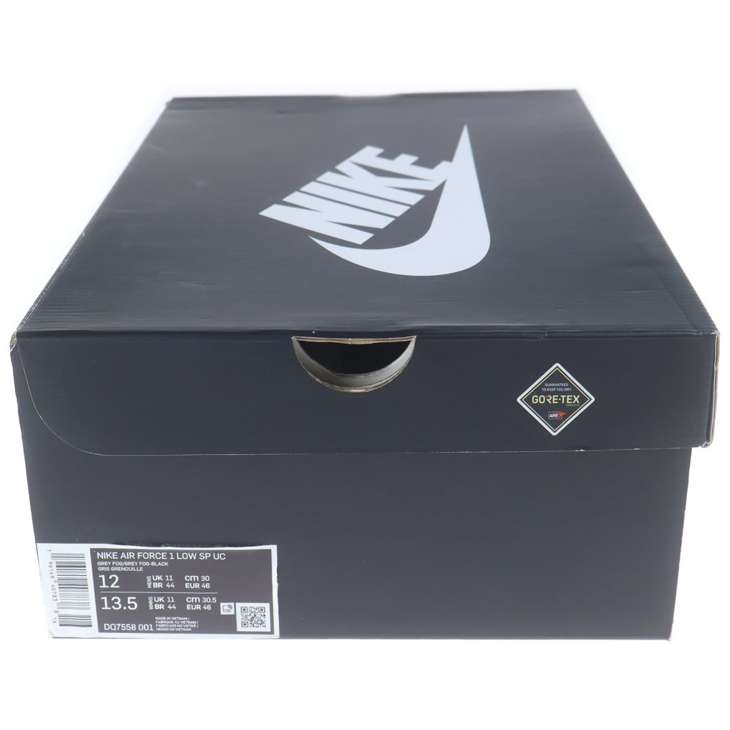 NIKE(ナイキ) ×UNDERCOVER AIR FORCE 1 LOW GREY FOG アンダーカバー エアフォース1 グレーフォグ ローカットスニーカー グレー US12/30cm DQ7558-001