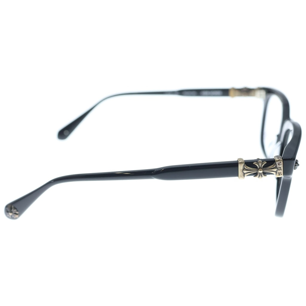 CHROME HEARTS(クロムハーツ) COX UCKER コックサッカー CHクロステンプル ウェリントンメガネ アイウェア ブラック/シルバー