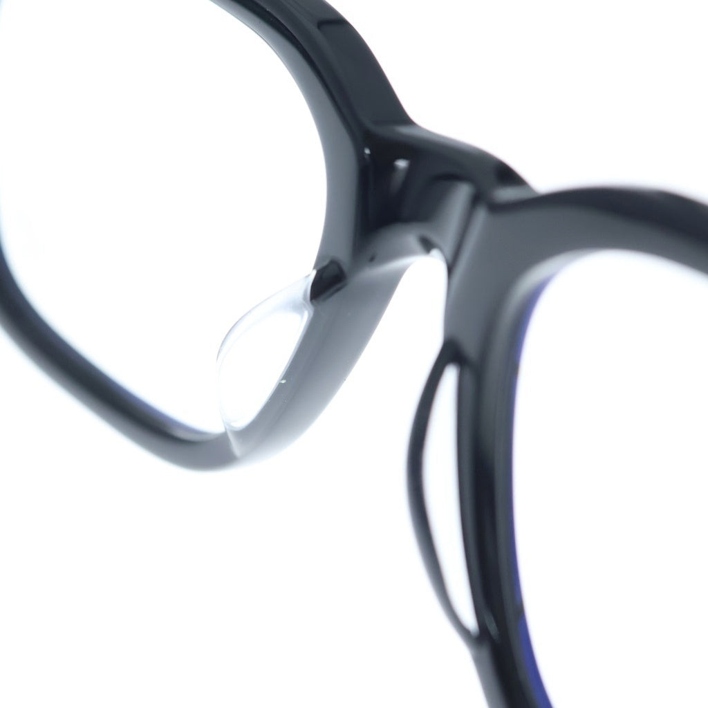CHROME HEARTS(クロムハーツ) COX UCKER コックサッカー CHクロステンプル ウェリントンメガネ アイウェア ブラック/シルバー