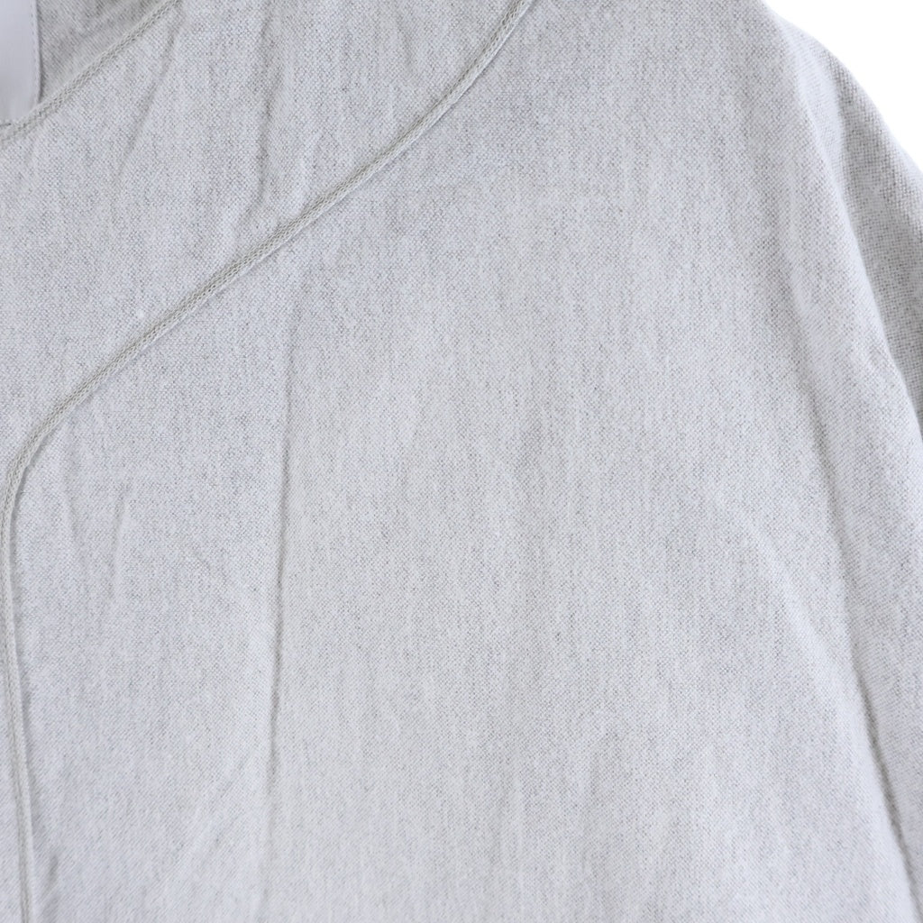 WTAPS(ダブルタップス) 21SS LEAGUE S/S COTTON OXFORD SHIRT コットン ベースボールシャツ グレー 211TQDT-SHM06