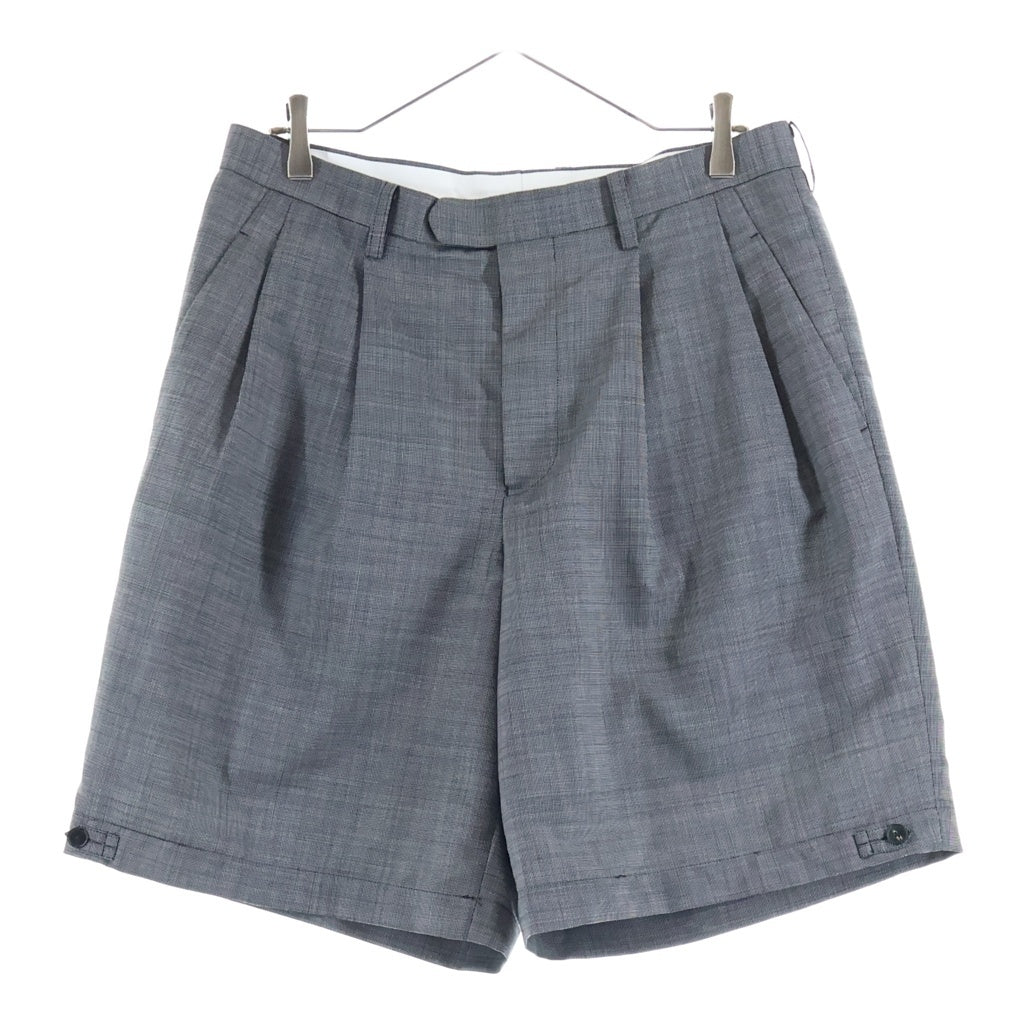 MAATEE&SONS(マーティーアンドサンズ) 25SS SHORT TROUSER ウールモヘア ショートトラウザーズ ショーツ ハーフパンツ グレー MT5103-0216B