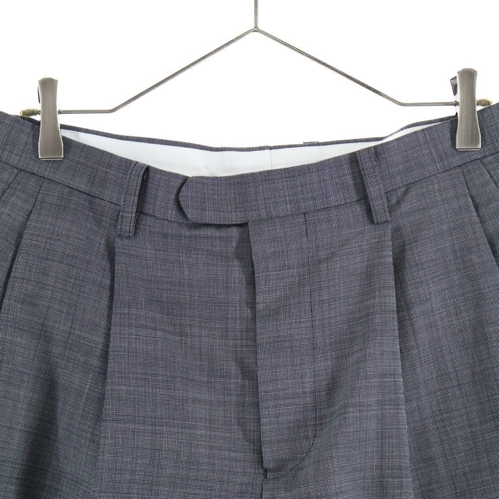 MAATEE&SONS(マーティーアンドサンズ) 25SS SHORT TROUSER ウールモヘア ショートトラウザーズ ショーツ ハーフパンツ グレー MT5103-0216B