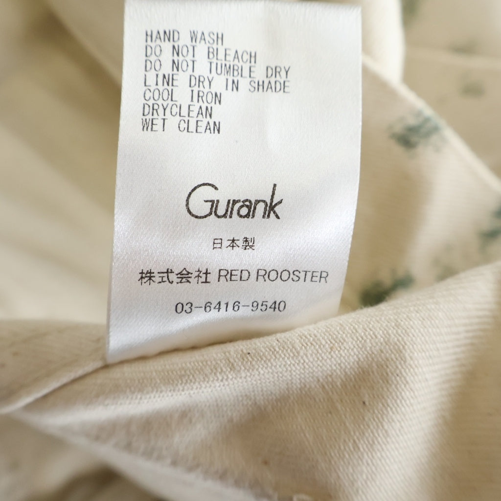 NO BRAND(ノーブランド) GURANK Camo Cargo Shorts グランク カモ カーゴ ショーツ ハーフパンツ アイボリー/グリーン 25K02