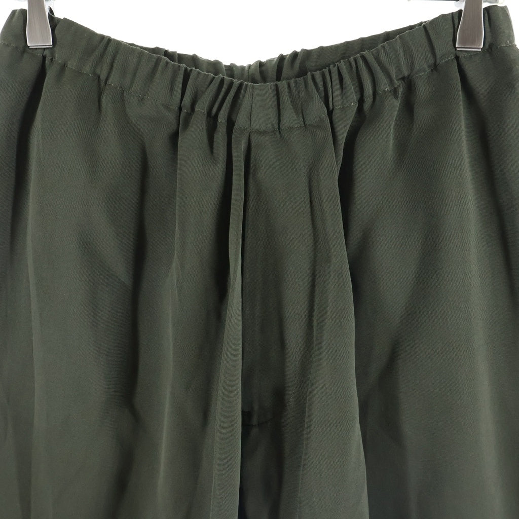 MAATEE&SONS(マーティーアンドサンズ) Easy Trousers イージー トラウザー シルク混 スラックスパンツ カーキ MT5103-0224