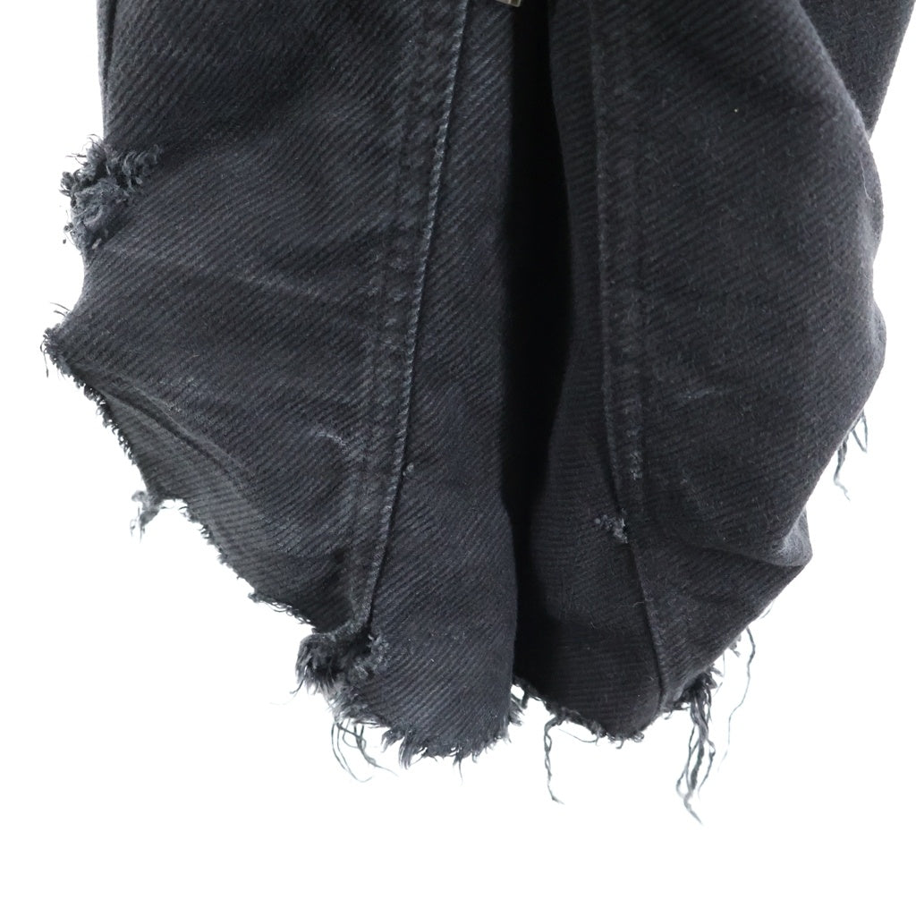 Rick Owens(リックオウエンス) BOLAN BANANA ボランバナナ フレア デニムパンツ ブラック RU02C7343-TB