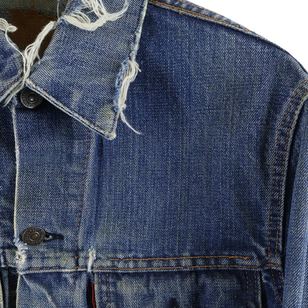 Levi's(リーバイス) 70s 70505 0217 4th BIGE 不均等V ボタン裏524 デニムジャケット Gジャン インディゴ