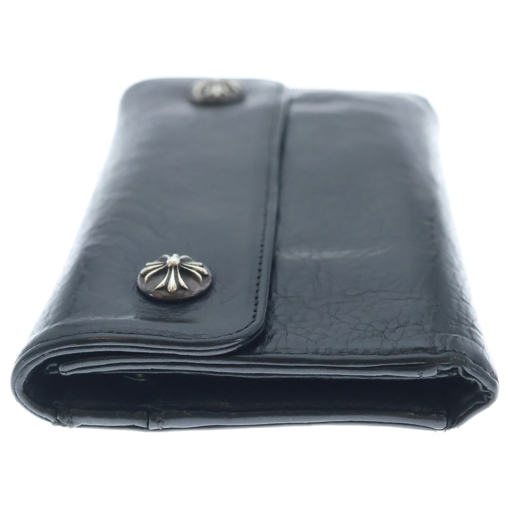 CHROME HEARTS(クロムハーツ) WAVE ウェーブ レザーウォレット 財布 ブラック