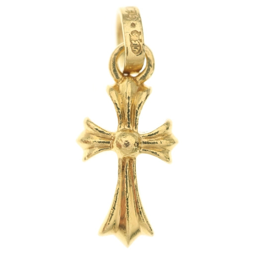 CHROME HEARTS(クロムハーツ) 22K CRS BBYFAT ベイビーファットクロス ペンダントトップ ゴールドBCA037