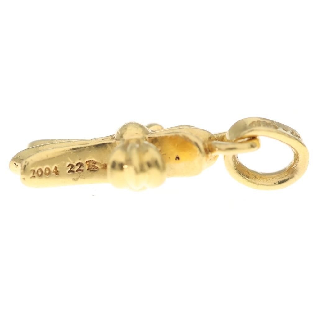 CHROME HEARTS(クロムハーツ) 22K CRS BBYFAT ベイビーファットクロス ペンダントトップ ゴールドBCA037