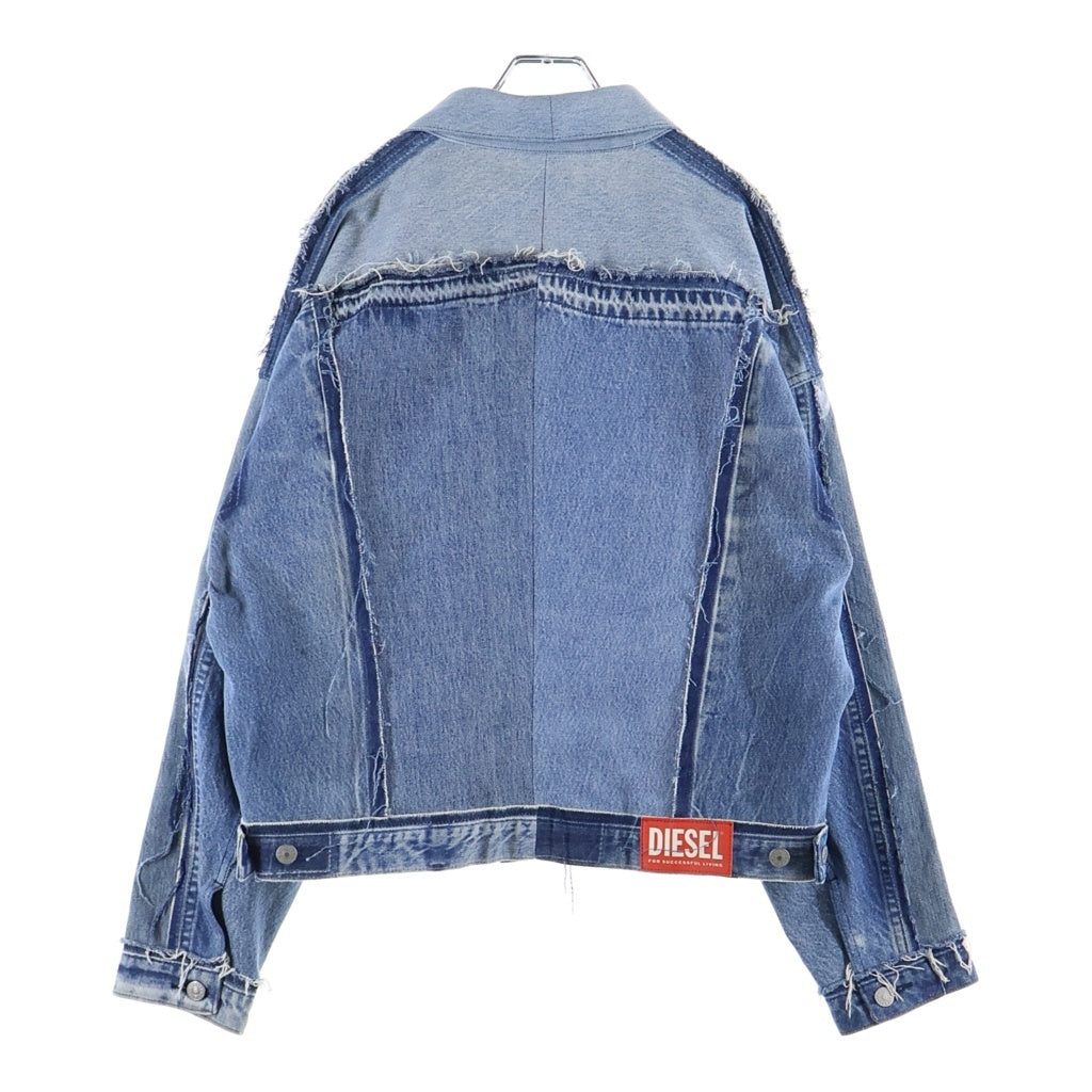 DIESEL(ディーゼル) 20SS ×READYMADE リメイク レッドタグ デニムジャケット 再構築 インディゴ