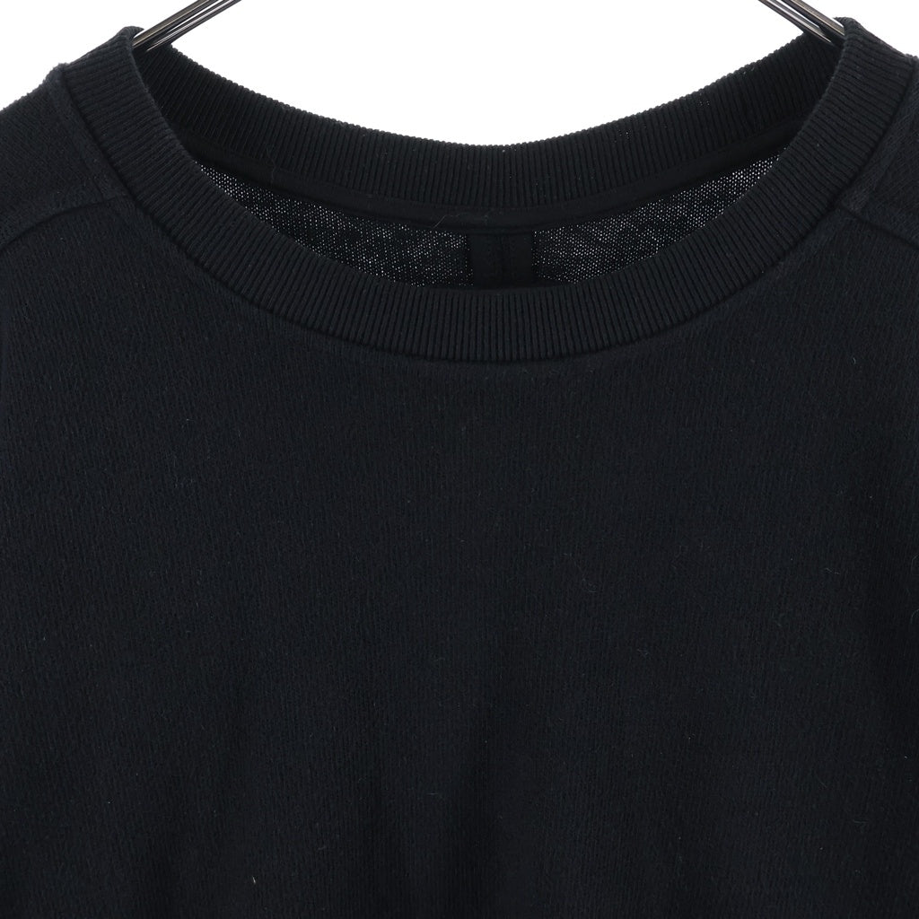 MONCLER(モンクレール) 24AW × Rick Owens Jumbo Crewneck Sweat リックオウエンス ジャンボ クルーネック 長袖Tシャツ ブラック J209N8G00004 M4435