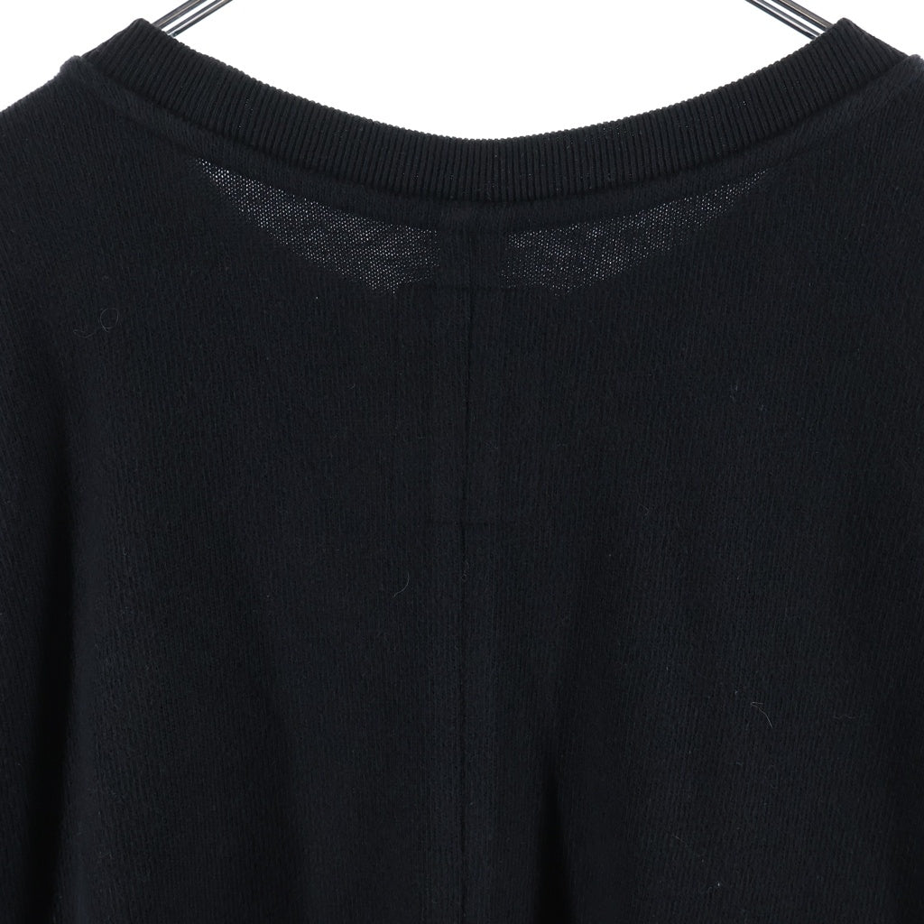MONCLER(モンクレール) 24AW × Rick Owens Jumbo Crewneck Sweat リックオウエンス ジャンボ クルーネック 長袖Tシャツ ブラック J209N8G00004 M4435
