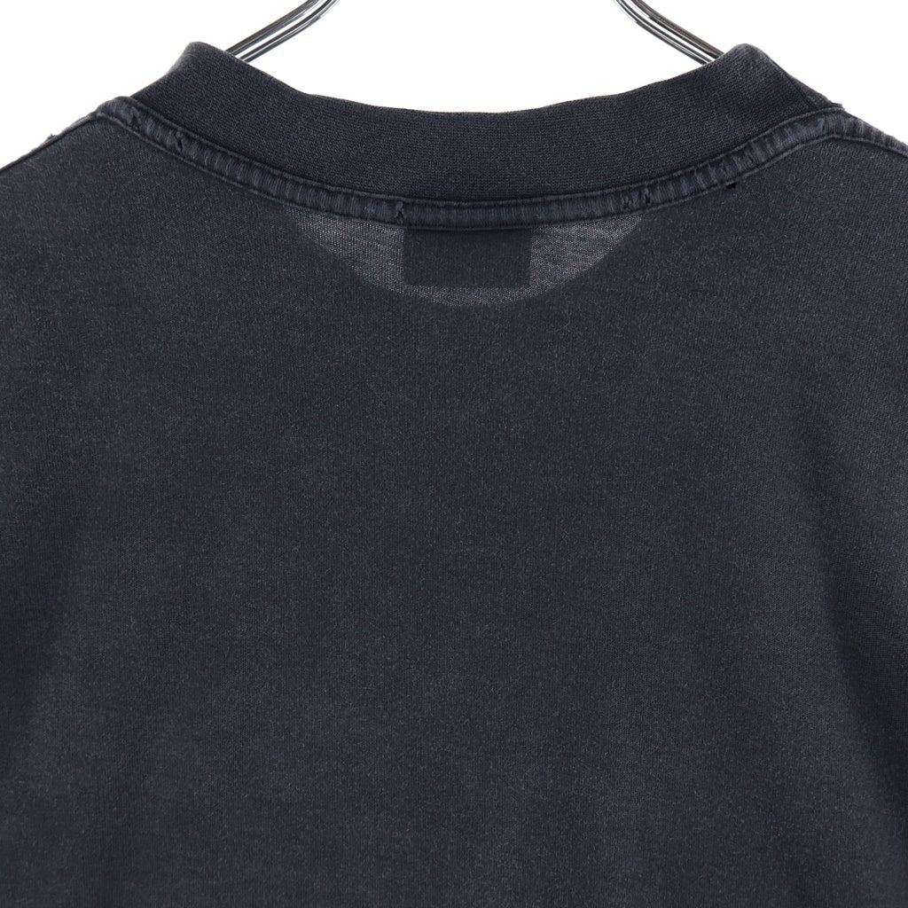 BALENCIAGA(バレンシアガ) 25SS Medium Fit T-Shirt インサイドアウトロゴ クルーネック 半袖Tシャツ グレー 822441 TSVA2