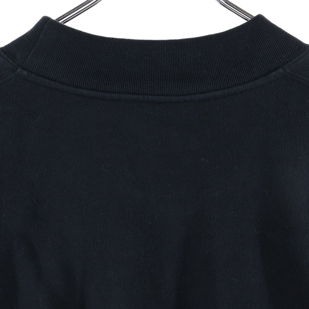 BALENCIAGA(バレンシアガ) BBロゴ刺繍 クルーネック 長袖スウェット トレーナー ブラック 652981 TJV85