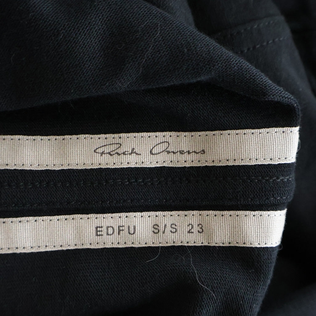 Rick Owens(リックオウエンス) 23SS HOODIE オーバーサイズ フーディー プルオーバーパーカー ブラック RU01C4285-BA
