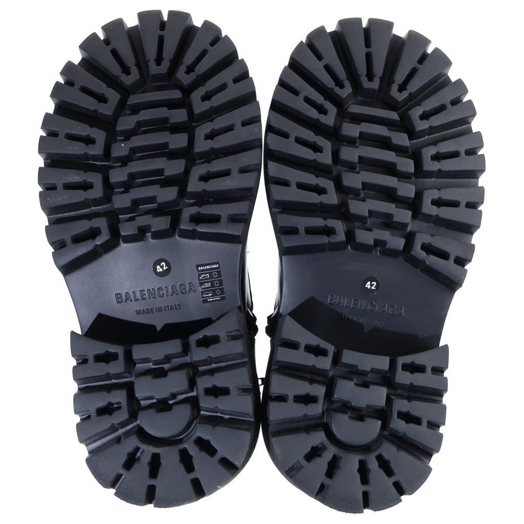 BALENCIAGA(バレンシアガ) Stomper ストンパー レースアップ ロングブーツ ブラック 805881